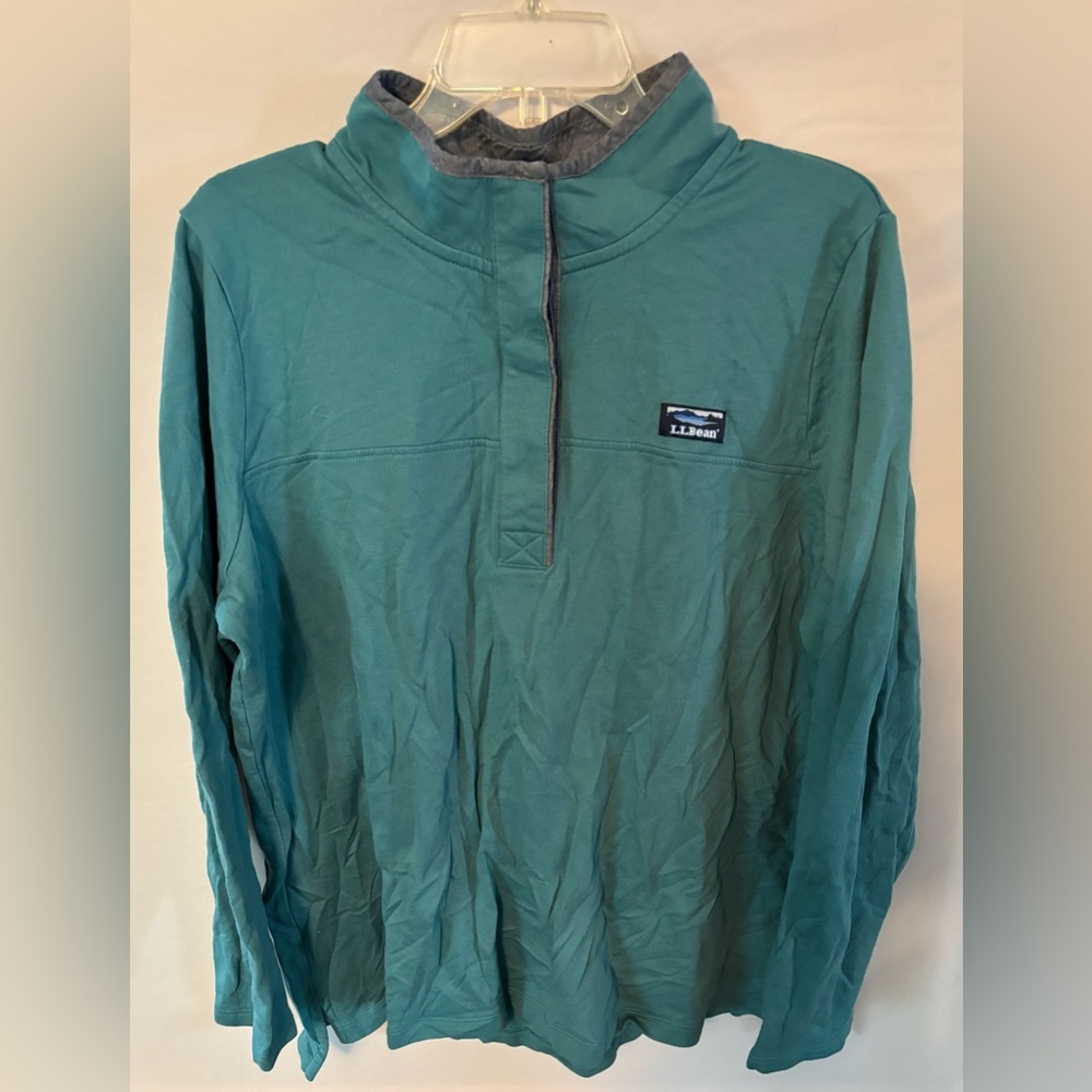 Teal Long Sleeve Pullover